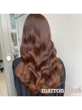 アイユー(ii+U) マロンカラー　ロング　韓国　艶髪　髪質改善