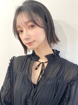 ピープスアンドスー 表参道 渋谷(Peeps&Suu.)&nbsp;外ハネ韓国風ボブグレージュ_髪質改善/20代30代40代