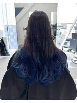 アライブ キチジョウジ(ALIVE Kichijoji) 【ALIVE吉祥寺】地毛から繋がるブルーアッシュグラデーション