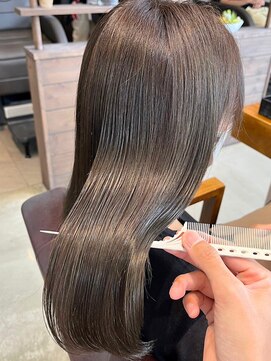ラ メール ヘア デザイン(La mer HAIR DESIGN) 艶髪◇透明感グレージュ