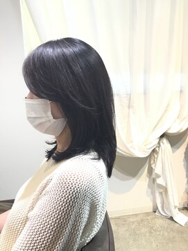 ワ ヘアー(wa-hair) くびれレイヤー×小顔くくれるミディアム×髪質改善縮毛矯正★