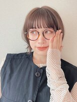 サンド 表参道(sand)&nbsp;前下がりショートボブ大人可愛い20代30代表参道