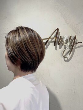 エニィ 池袋西口(Any) 【白髪ぼかし・白髪活かしカラー】カット＋白髪ぼかしハイライト