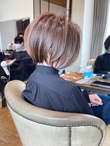 バンプ ギンザ(BUMP GINZA)&nbsp;30代、40代/丸みくびれショートボブ×白髪染めハイライト/大宮