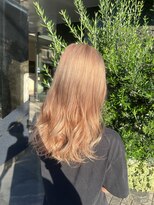 シャイン ヘア ブレンド 二子玉川(Shine hair blend) ピンクオレンジの透明感カラー☆