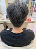 イケオジメンズカット 人生初パーマ カルマパーマ