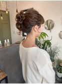 ヘアセット＾＾#結婚式ヘアセット#ヘアアレンジ