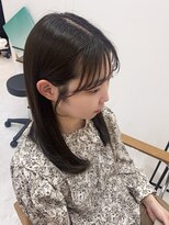 ジーナ 博多筑紫口(Zina)&nbsp;シースルーバング/韓国風顔周りカット/zina博多筑紫口