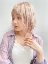 ロンドプランタン 恵比寿(Lond Printemps) 【Lond佐野】前髪なし イメチェン こなれミディ ベージュ
