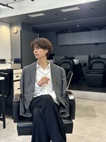 ガーデン タチカワ(garden tachikawa) 【立川メンズ】ニュアンスセンター波巻き刈り上げマッシュ