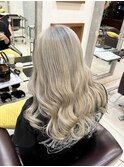 ホワイトシルバー+ヨシンモリ巻 stylistすずか