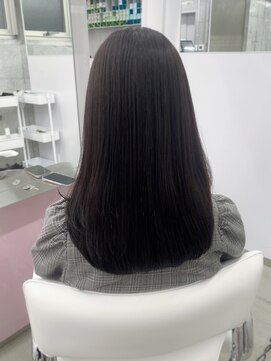 エヌアイ オモテサンドウ(ni omotesando) 人気暗髪/地毛風グレージュカラー/韓国ヘア 上野