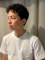 ヌース(NOOS)&nbsp;メンズ刈り上げないショートパーマ