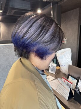 インク(ink) アンブレラカラー【シルバー×ブルーグラデーション】