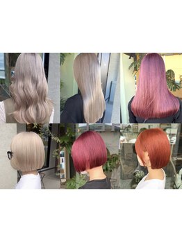 透明感カラーやハイトーンカラーなどなんでもお任せください！あなたの理想のスタイルを叶えます♪