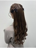 あみこみハーフツイン
