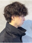 シャドウパーマメンズパーマメンズマッシュ群馬高崎眉毛パーマ