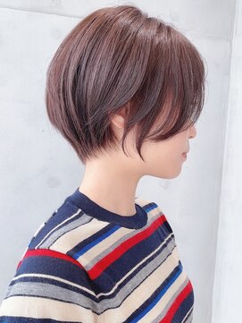 セイドット リー(Say. Ree) Say.ショートボブホワイトグレージュミニウルフ細めハイライト