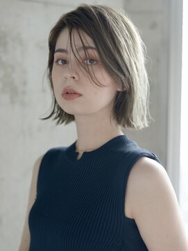 エルランカ(L.lanka) ぷつっとボブ/レイヤーボブ/切りっぱなしボブ/前髪なし/ヘイリー