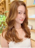 ミルクティーベージュレイヤーロング◎20代30代40代