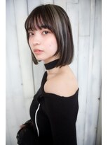 アール 北千住店(ar)&nbsp;ハイライト×ボブ/アッシュ/グレーカラー[北千住]