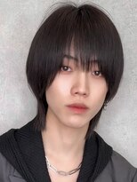 ジーナ 天神(Zina)&nbsp;中性ウルフ/ブルーブラック【メンズサロンZina天神】