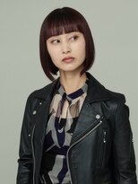 ピークアブー 原宿ハラカド(PEEK-A-BOO) くせ毛多毛ボブショート前下がりモードワイドバングかっこいい