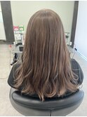 ミルクティーグレージュ　艶髪　トリートメント