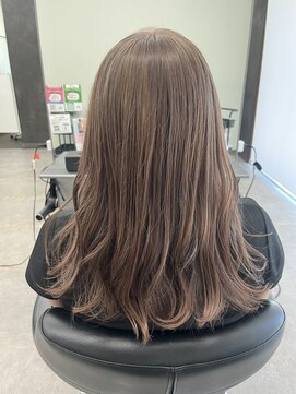 ガルボヘアー 桟橋店(garbo hair) ミルクティーグレージュ　艶髪　トリートメント
