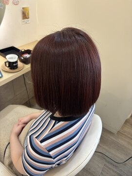 アコレ ミリュー 南草津店(ACCOLE milieu) ツヤ暖色カラー "赤みを味方に可愛く垢抜け"