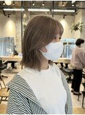 ブリーチ1回でできるミルクティーベージュ