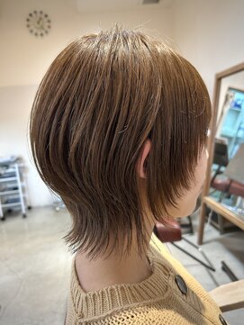 ロッコ(ROCCO) ウルフボブ×ベージュカラー♪