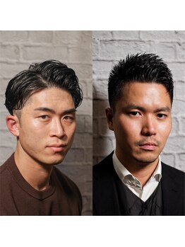 グレイスフル バーバープラチナム 六本木店(Graceful Barber platinum)の写真/【六本木駅1分】ビジネスマンからの圧倒的支持！メンズ特化の技術でON/OFF問わずキマる好印象スタイルに！