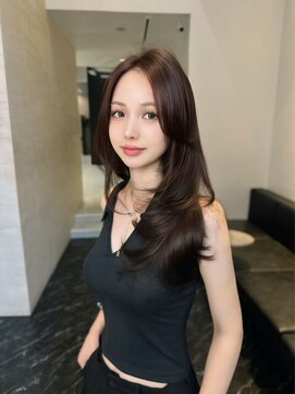 シェノン 表参道(CHAINON) 表参道/イメチェン/ピンクベージュ/アンブレラカラー/前髪/渋谷