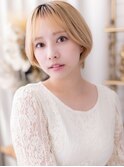 金髪ハイレイヤーウルフ小顔シャギーショートh4大宮10代20代30代