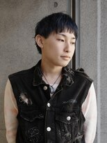 ネロ ヘアサロン 渋谷(NERO HAIR SALON)&nbsp;【倉田真希】メンズショート/マッシュショート/ネイビーブルー