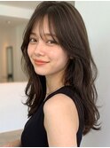 大人可愛いロングヘア20代30代40代◎前髪ありくびレイヤー