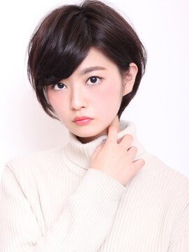 ロココオーガニックレーベル(LOCOCO organics label) 好感度UP！強め女子に★ダークカラーショートが夏にイイ♪