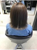 切りっぱなしボブ