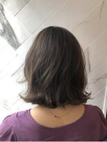 透明感 アッシュグレージュ
