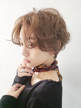 グロウミドル(GROW middle) クールショートの人気ニュアンスパーマ【middle】野村恵子