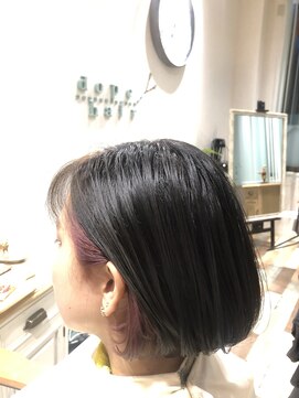 ドープヘアー(dope hair) 桜色ピンク×ゴールドベージュ