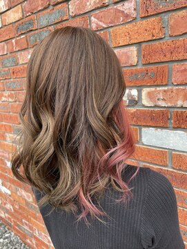 アミークス(amicus) 【amicus】yuka style　イヤリングカラー×カシスブラウン