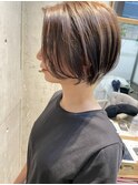 前髪長めショート