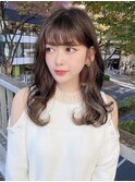 テラコッタ/韓国風ヨシンモリ/流れるレイヤー/前髪カール[銀座]