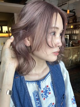 エルジン ヘアドレッサー ショップ(ELGIN HAIR DRESSER SHOP) 【saya】mauve pink