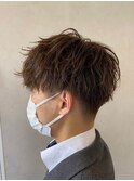 【メンズ】マッシュ×ニュアンスツイストスパイラルパーマ