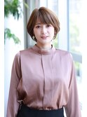 ひし形ボブスタイル