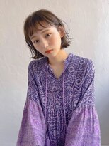 ムク 甲府(muku.)&nbsp;前髪/マチルダボブ/ピンクベージュインナー/グレージュ[甲府駅]