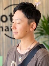 ロトヘアー(Roto hair) 爽やかツーブロックショート×アップバング